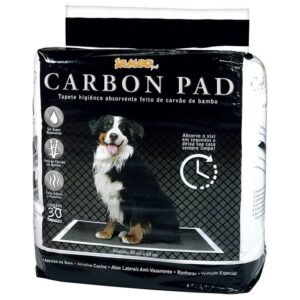 TAPETE HIGIENICO CARBON P/ CAES 30 PCS JAMBO