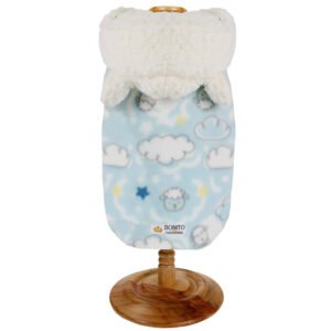 CASACO OVELHINHA – AZUL BEBE – PP