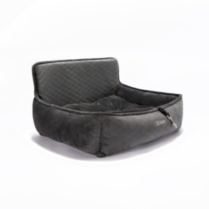 Car Seat – Assento Automotivo para Pets – G (cinza escuro) TAMANHO G