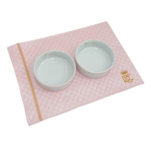 PORTA COMEDOURO STRASS – ROSA