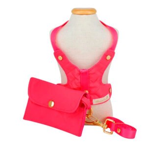 COLEIRA PEITORAL BASIC – ROSA PINK – M