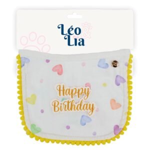 BABADOR LUX HAPPY BIRTHDAY CORACAO COLORIDO 1UN – P